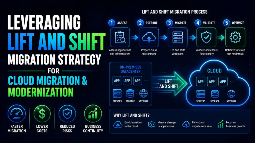 Leveraging Lift and Shift Migration Strategy for Cloud Migration & Modernization